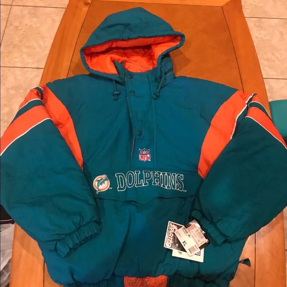 Vintage Starter Miami Dolphins Pullover Size L